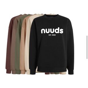 Nuuds Brown Crewneck Sweater with Classic Design